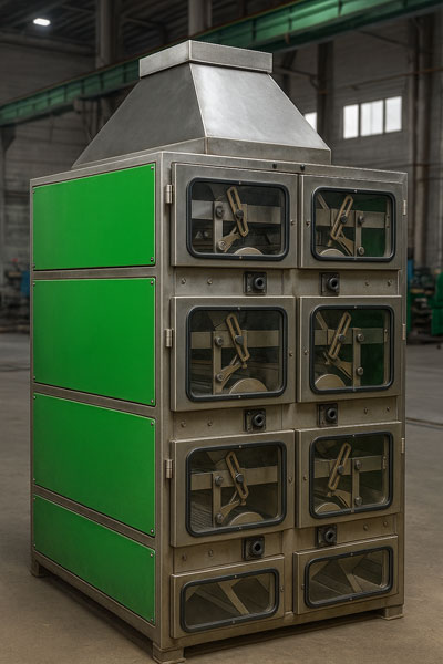 Электростатические сепараторы барабанного типа